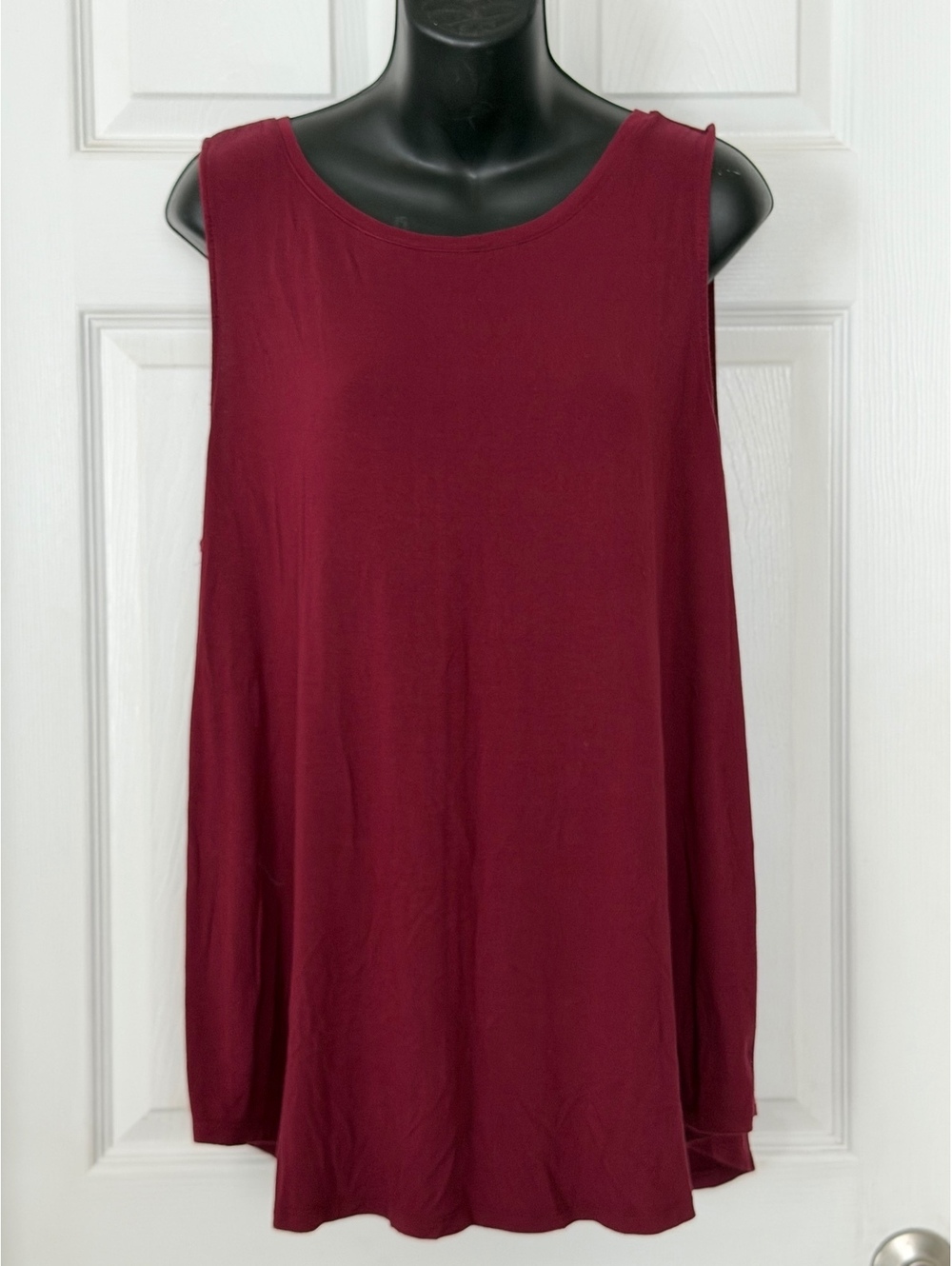 Old Navy Luxe Burgundy Sleeveless Tank Top XL